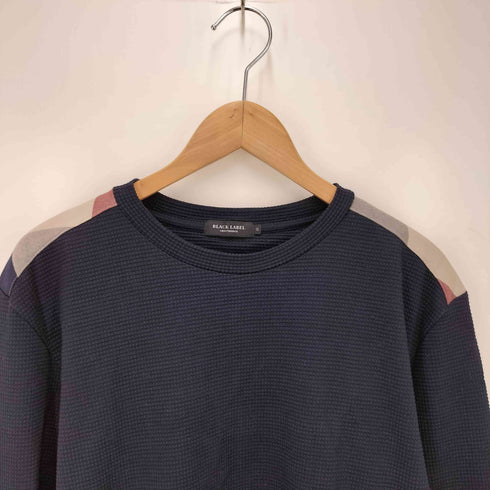 ブラックレーベルクレストブリッジ BLACK LABEL CRESTBRIDGE チェック切り替え ワッフルカットソー メンズ JPN:M