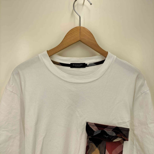 ブラックレーベルクレストブリッジ BLACK LABEL CRESTBRIDGE ポケット付き クルーネックTシャツ メンズ JPN:M