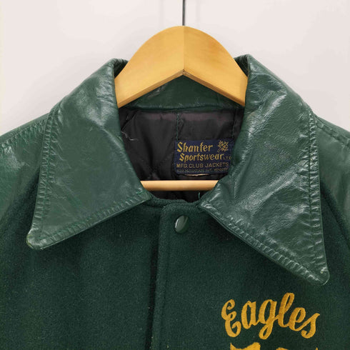 SHANTER SPORTSWEAR 60-70s レザー切り替えスタジャン メンズ
