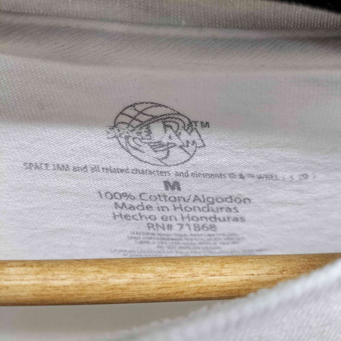 袖フロントキャラクタープリント長袖Tシャツ メンズ JPN:M