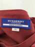 バーバリーブルーレーベル BURBERRY BLUE LABEL ノヴァチェックパイピングデザインベルト サイドスリットスカート レディース 36