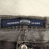 PIONEER authentic jeans 先染めブラック 2タックデニムテーパードパンツ メンズ