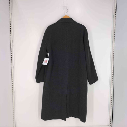 カルバンクライン CALVIN KLEIN 日本製 ウールナイロン ステンカラーロングコート メンズ import:L