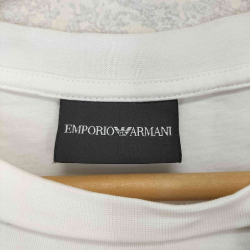 エンポリオアルマーニ EMPORIO ARMANI MILANO レインボーロゴ クルーネックTシャツ メンズ XS
