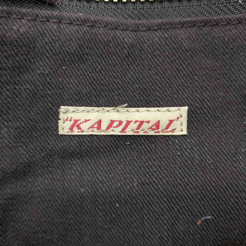 キャピタル KAPITAL タータンチェック キャンバスボストン バッグ メンズ