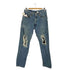 リーバイス Levis 505 ボタン裏725刻印 REGULAR FIT ダメージデニム メンズ W33 L32