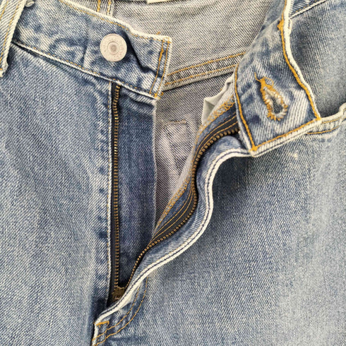 リーバイス Levis 505 ボタン裏725刻印 REGULAR FIT ダメージデニム メンズ W33 L32