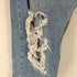リーバイス Levis 505 ボタン裏725刻印 REGULAR FIT ダメージデニム メンズ W33 L32