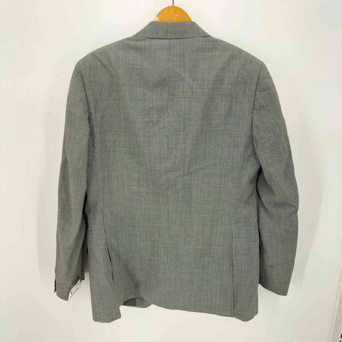 CORNELIANI SUPER110'S LANA VERGINE 千鳥格子 2B シングル テーラード ジャケット メンズ EUR:48