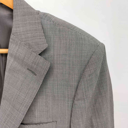 CORNELIANI SUPER110'S LANA VERGINE 千鳥格子 2B シングル テーラード ジャケット メンズ EUR:48