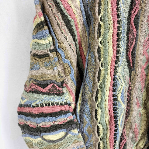 クージー COOGI CLASSIC オーストラリア製 90S 3Dニット メンズ SS