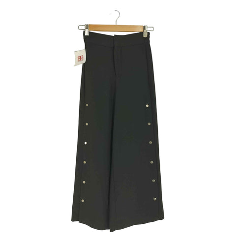 ザラ ZARA サイドボタンデザイン ワイドパンツ レディース XS