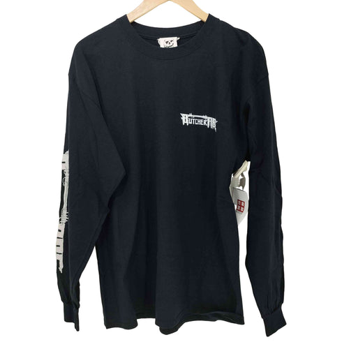 DEATH BY METAL デスメタル グラインドコア アートワーク プリント L/S Tシャツ メンズ import:L