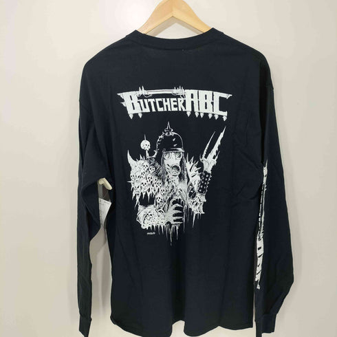 DEATH BY METAL デスメタル グラインドコア アートワーク プリント L/S Tシャツ メンズ import:L