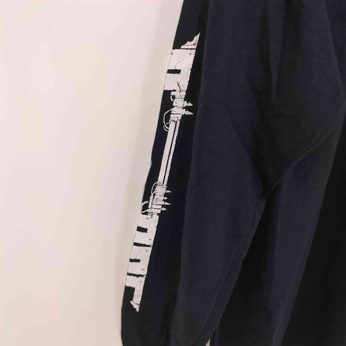 DEATH BY METAL デスメタル グラインドコア アートワーク プリント L/S Tシャツ メンズ import:L