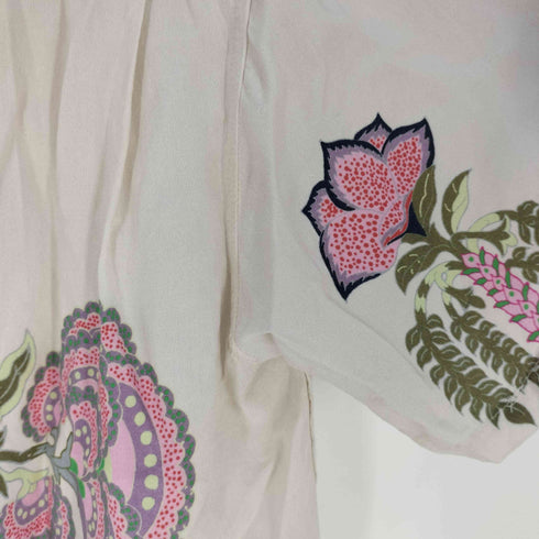 ステューシー Stussy 花柄 レーヨンオープンカラーシャツ メンズ import:M