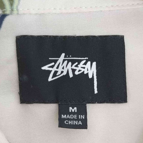 ステューシー Stussy 花柄 レーヨンオープンカラーシャツ メンズ import:M