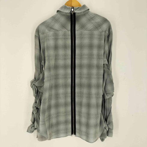 ケイスケヨシダ KEISUKE YOSHIDA 21SS Checked Ribbon Shirt メンズ FREE