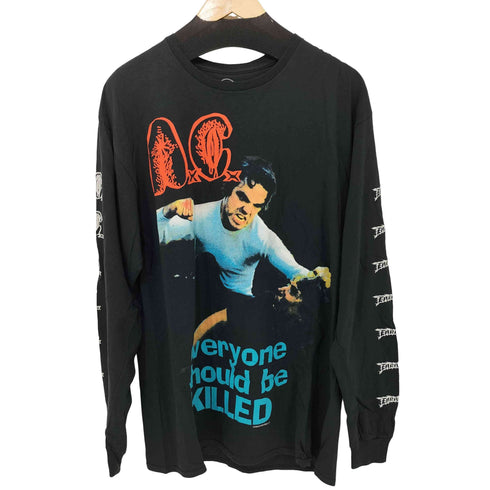 EVERYONE SHOULD BE KILLED グラインドコア アートワーク プリント L/S Tシャツ メンズ import:L