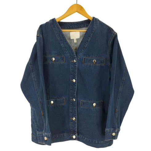 エイチアンドエム H&M WASHED OUT デニムジャケット レディース import:S