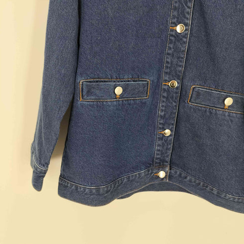 エイチアンドエム H&M WASHED OUT デニムジャケット レディース import:S