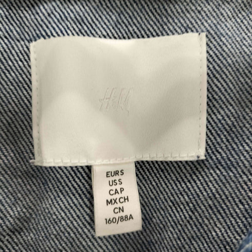 エイチアンドエム H&M WASHED OUT デニムジャケット レディース import:S