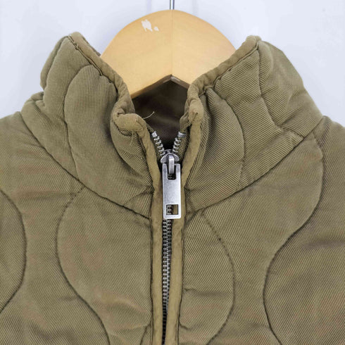 ザラ ZARA クロップド キルティングジャケット レディース import:S