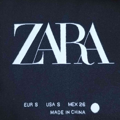 ザラ ZARA クロップド キルティングジャケット レディース import:S