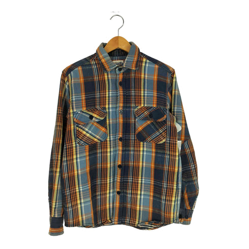 heavy flannel ヘビーチェックネルシャツ メンズ import:M