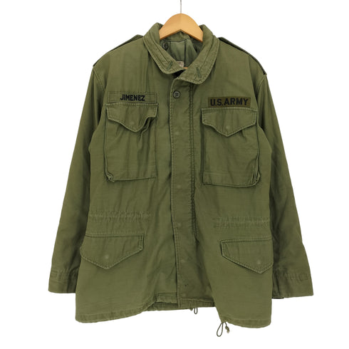 ユーエスアーミー U.S. ARMY 60s M65 1st Field Jacket アルミジップ フィールドジャケット メンズ REGULAR SMALL