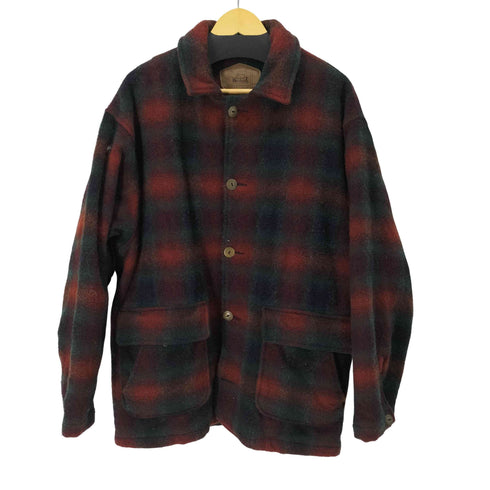 ウールリッチ WOOLRICH 90s USA製 オンブレ メルトンジャケット メンズ L