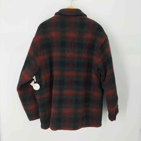ウールリッチ WOOLRICH 90s USA製 オンブレ メルトンジャケット メンズ L