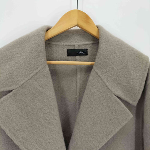 スタイリング styling 23AW 2WAYリバー ロングコート レディース JPN:1