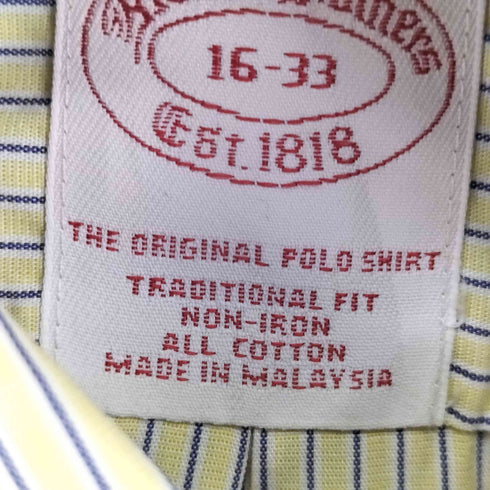 ブルックスブラザーズ BROOKS BROTHERS ストライプ L/S BD シャツ メンズ 16-33
