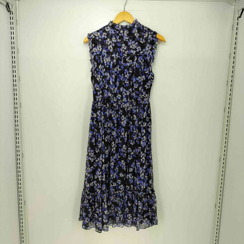 ケイトスペード Kate spade 花柄 ノースリーブ シルクワンピース レディース import:M