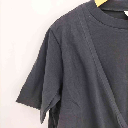 アールエヌエー RNA レースアップ クルーネック 半袖Tシャツ カットソー メンズ M