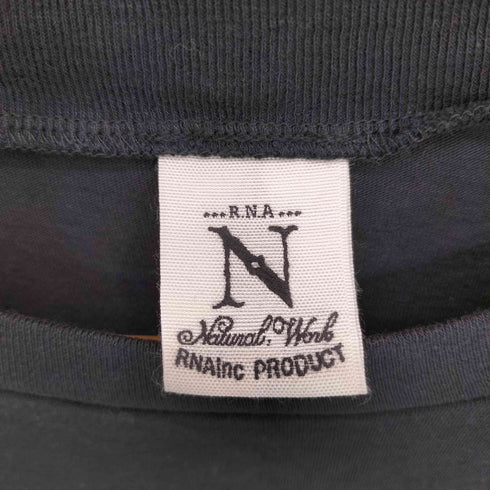 アールエヌエー RNA レースアップ クルーネック 半袖Tシャツ カットソー メンズ M