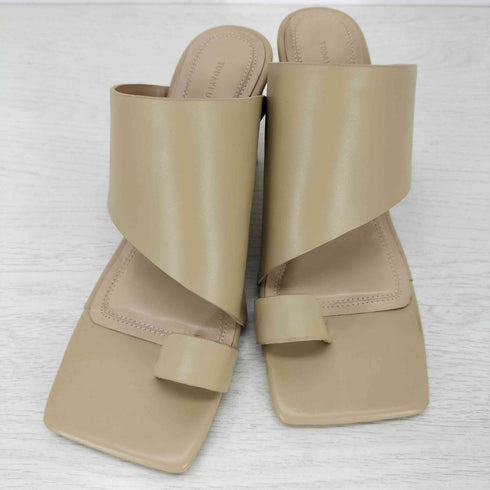 トゥデイフル TODAYFUL Squaretoe Leather Sandals レディース JPN:38