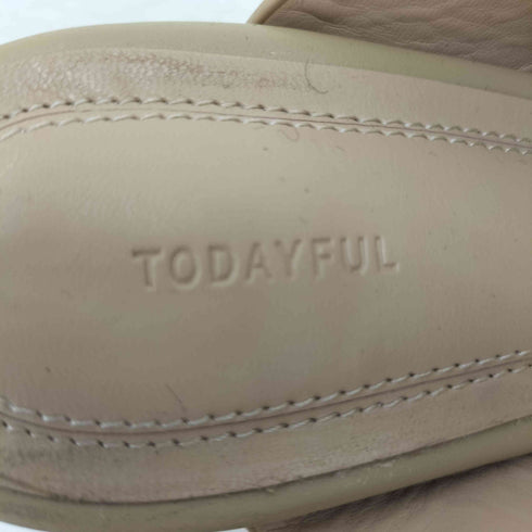 トゥデイフル TODAYFUL Squaretoe Leather Sandals レディース JPN:38