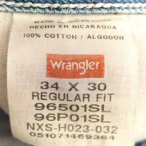 ラングラー Wrangler ファイブスター レギュラーフィットジーンズ メンズ 34×30