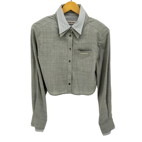 プランクプロジェクト PRANK PROJECT 24SS Stripe Layered Shirt ストライプ レイヤード シャツ レディース FREE