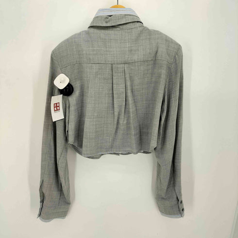 プランクプロジェクト PRANK PROJECT 24SS Stripe Layered Shirt ストライプ レイヤード シャツ レディース FREE
