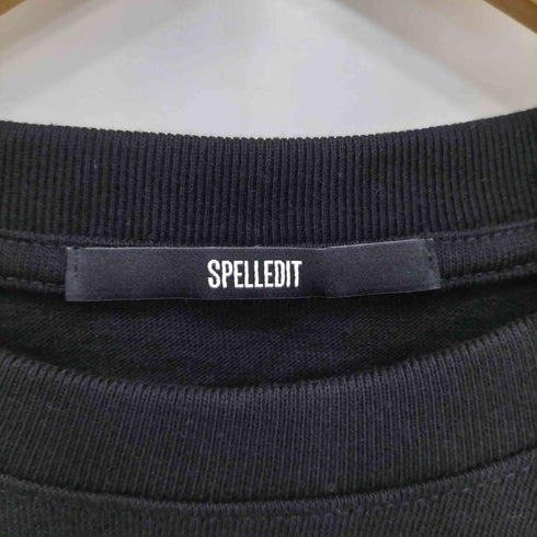 SPELLEDIT コットンニット クルーネックセーター メンズ