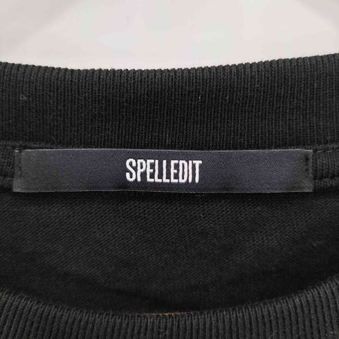 SPELLEDIT コットンニット クルーネックセーター メンズ