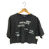 SPELLEDIT フォントプリント クロップド 半袖Tシャツ レディース