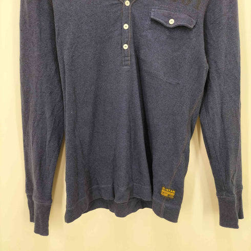 ジースターロー G-STAR RAW Vネック プリント ヘンリーネックカットソー Y2K メンズ JPN:M
