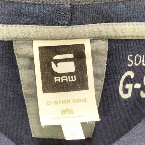 ジースターロー G-STAR RAW Vネック プリント ヘンリーネックカットソー Y2K メンズ JPN:M