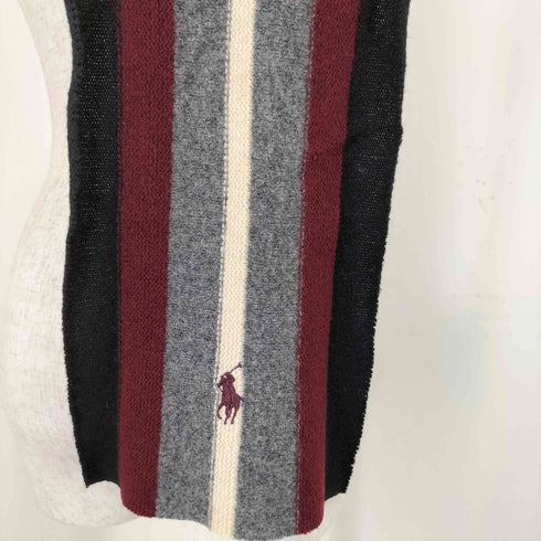 ラルフローレン RALPH LAUREN ポニー刺しゅう ウールマフラー レディース