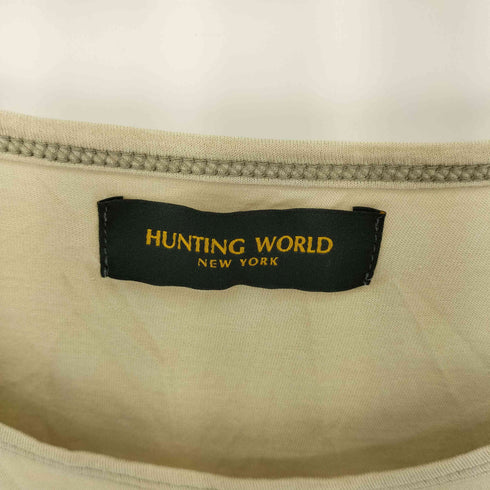 ハンティングワールド HUNTING WORLD S/S フロントロゴTシャツ レディース 44