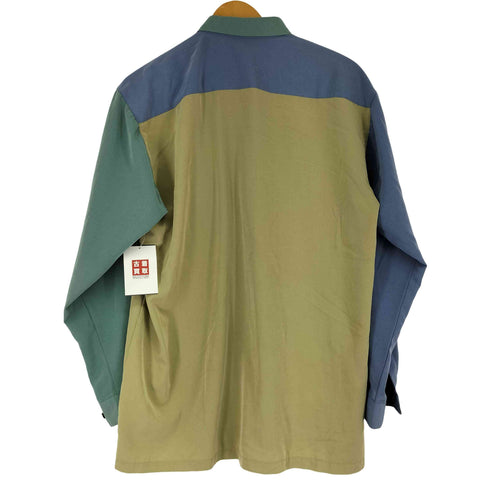 切り替え L/S シャツ メンズ
